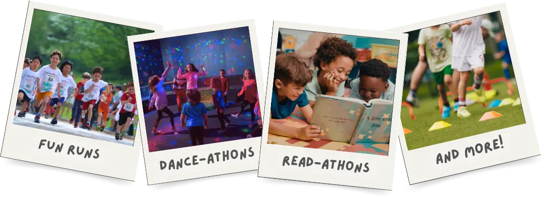 Get Movin' Fund Hub polaroid memories and stats showcase